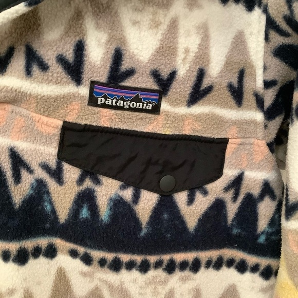 Patagonia Fleece Synchilla Snap-T Pullover Bandicoot Marrow Grey Small​​​ - Picture 7 of 10
